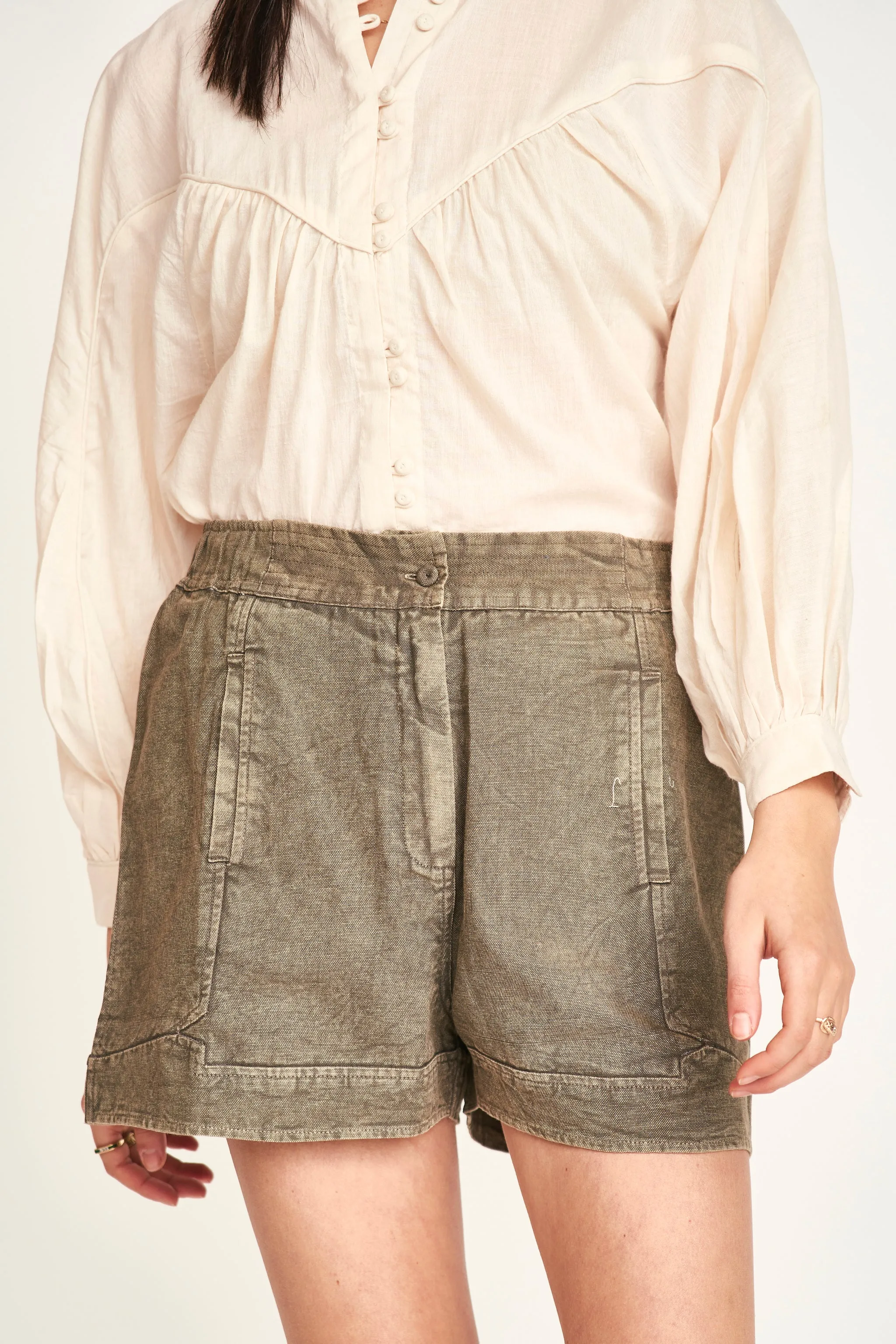 Texas Shorts in Cavern Canvas