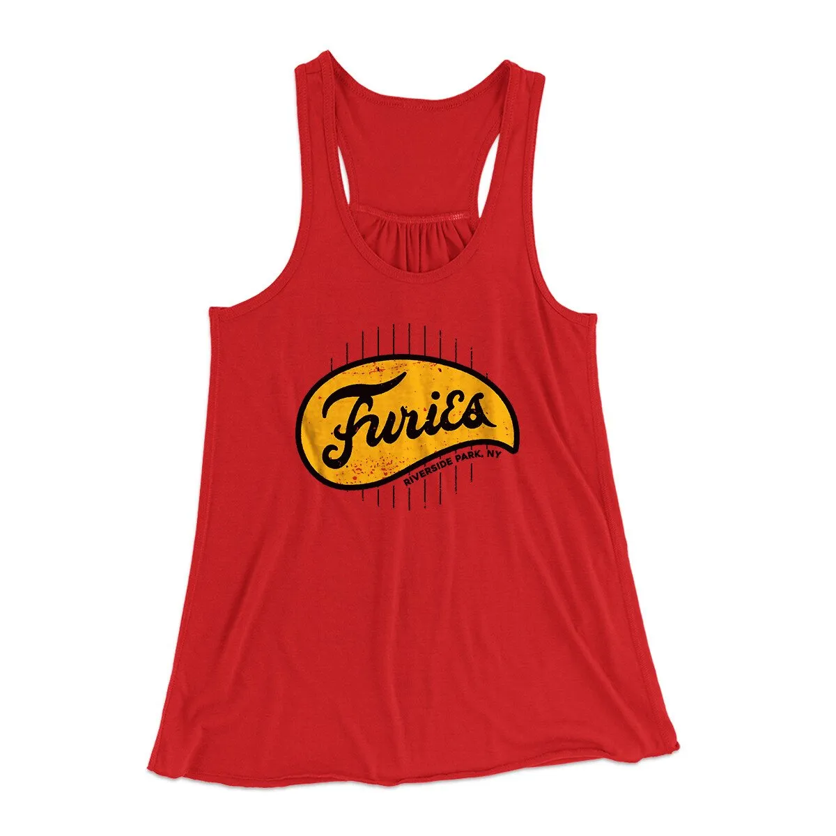 The Baseball Furies Women's Flowey Racerback Tank Top