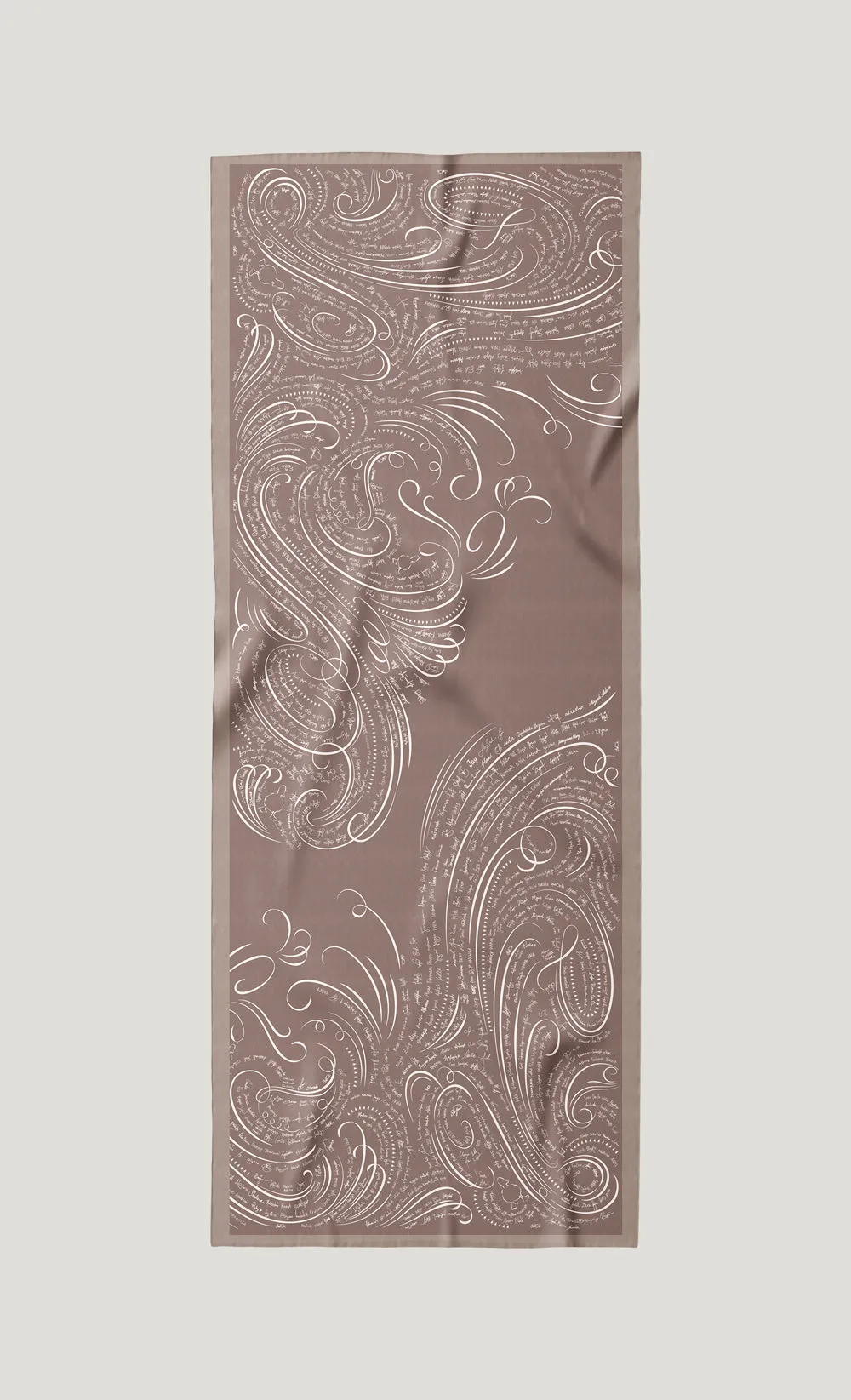 The dUCkade dUCk Matte Satin Silk Shawl in Quartz
