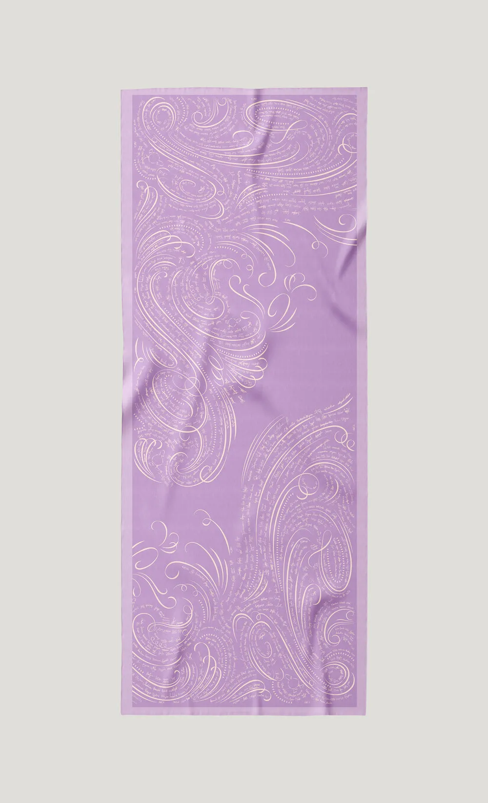 The dUCkade dUCk Matte Satin Silk Shawl in Violet Jade