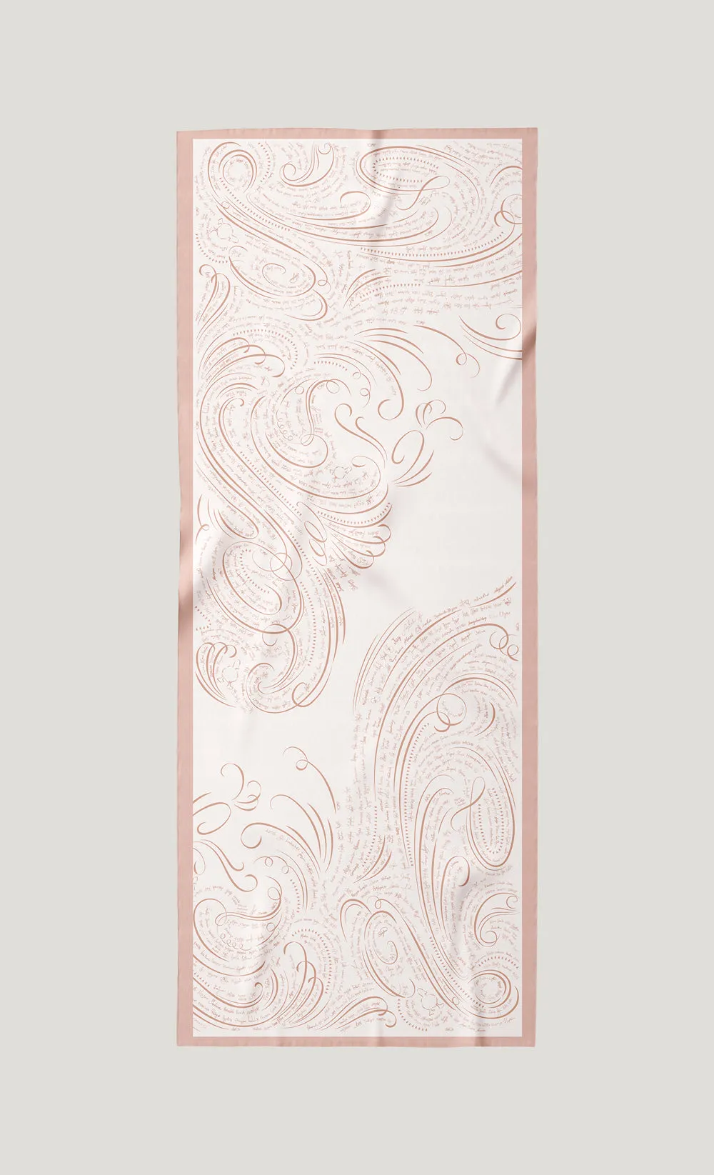 The dUCkade dUCk Satin Silk Shawl in Rose Quartz