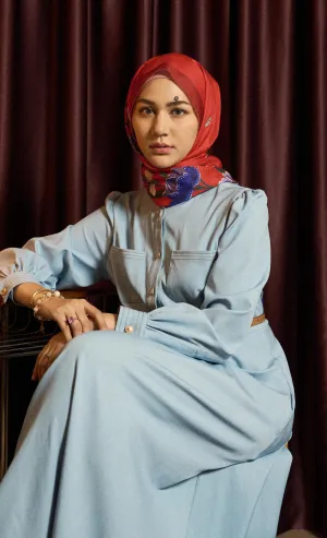 The Friendship dUCk Voile Shawl in Heart