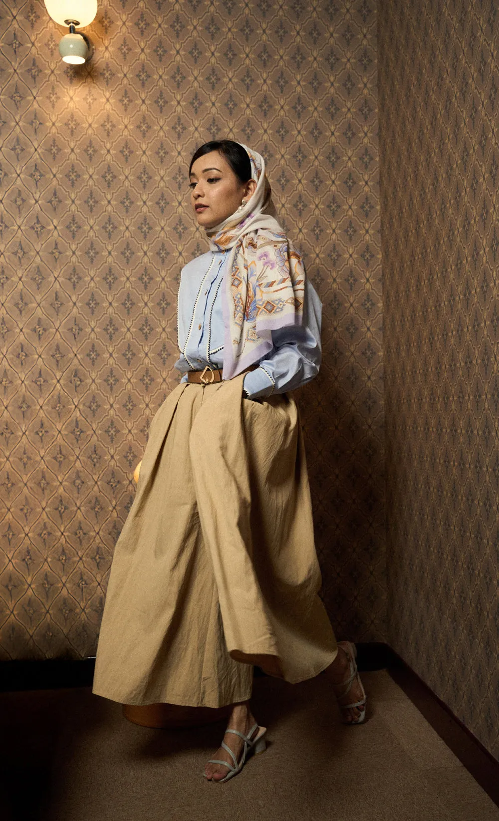 The Friendship dUCk Voile Square Scarf in Cherish