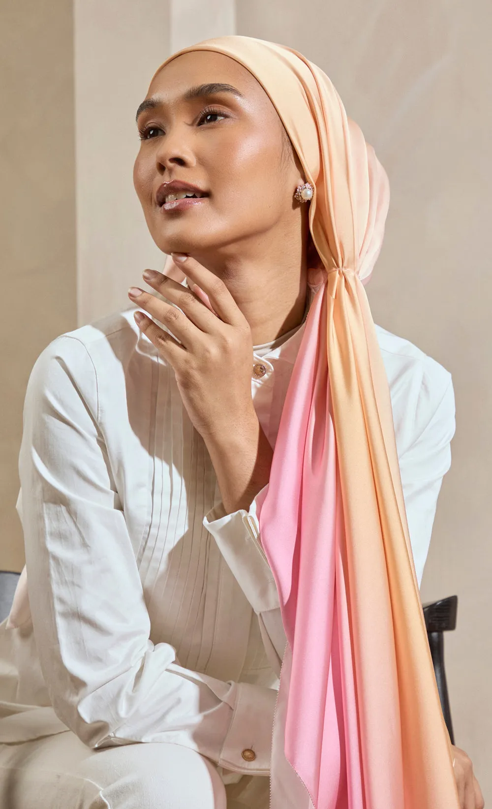 The Oops dUCk Shawl in Golden Hour