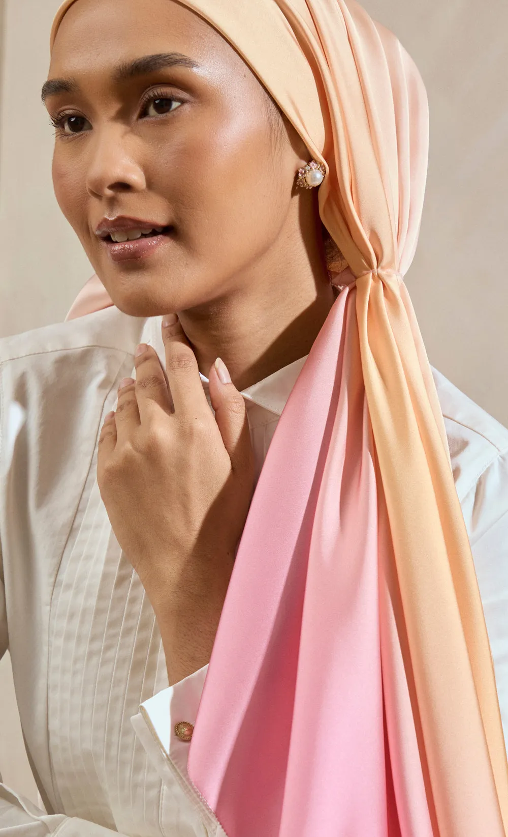 The Oops dUCk Shawl in Golden Hour