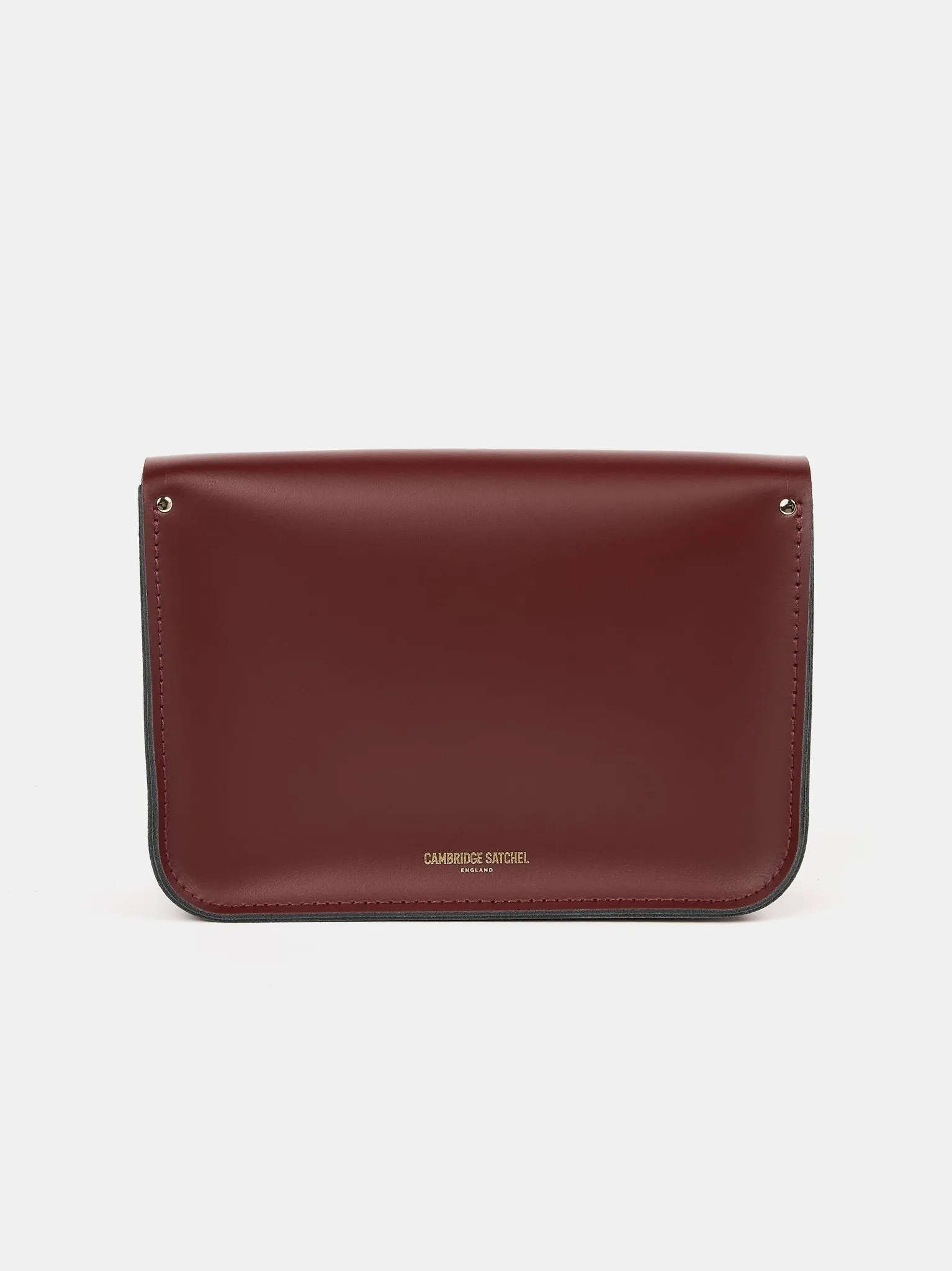 The Twist Lock Satchel - Oxblood