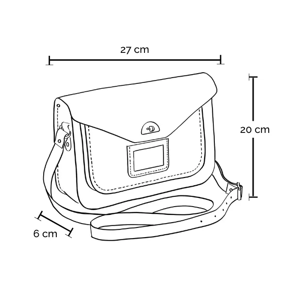 The Twist Lock Satchel - Oxblood