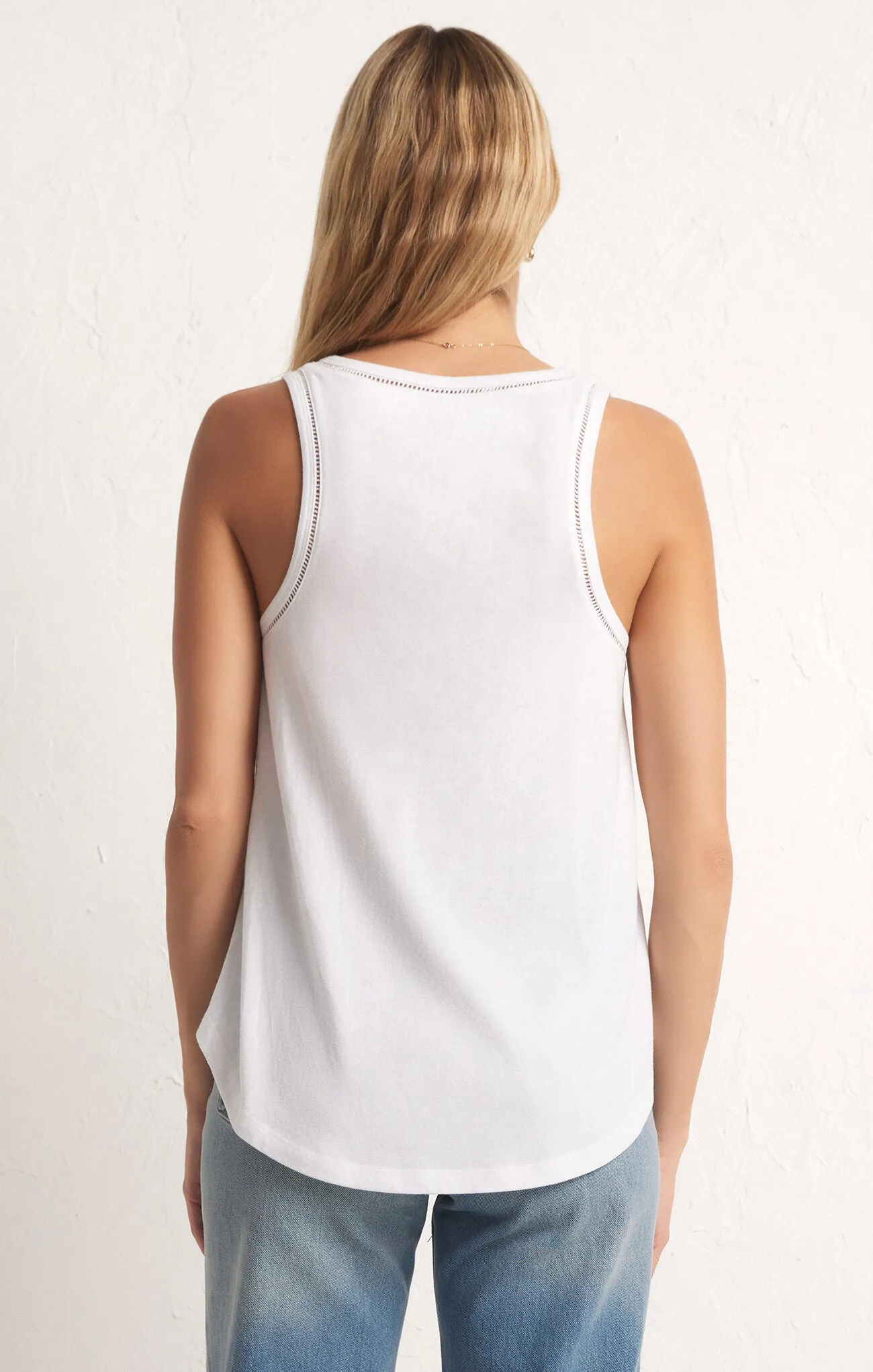 The Vagabond Lace Trim Tank