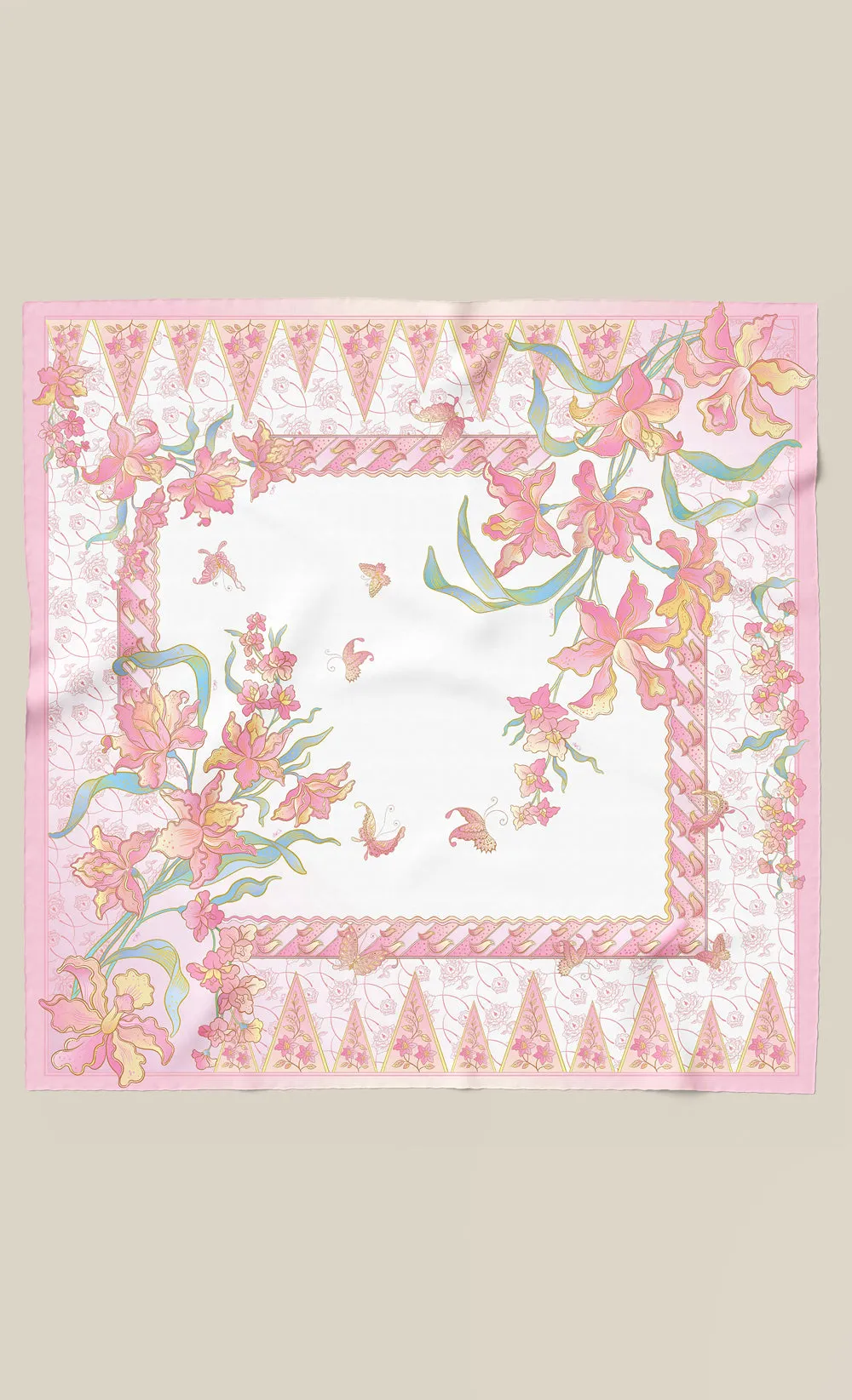 The Warisan dUCk Square Scarf in Cinta