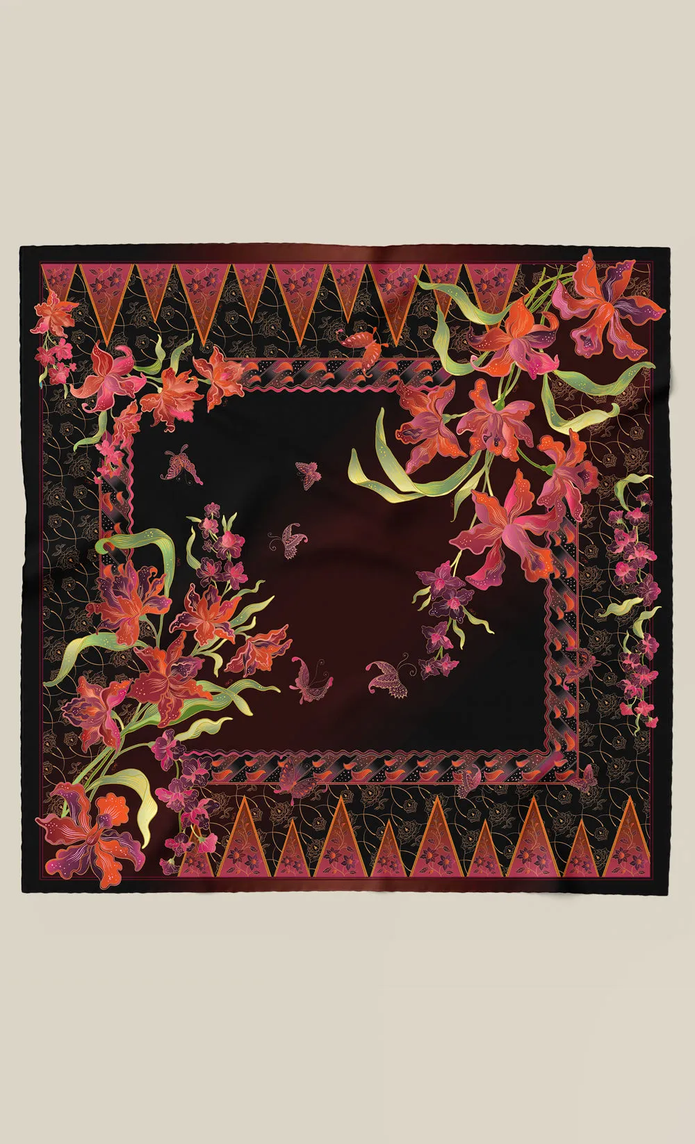 The Warisan dUCk Square Scarf in Sejahtera