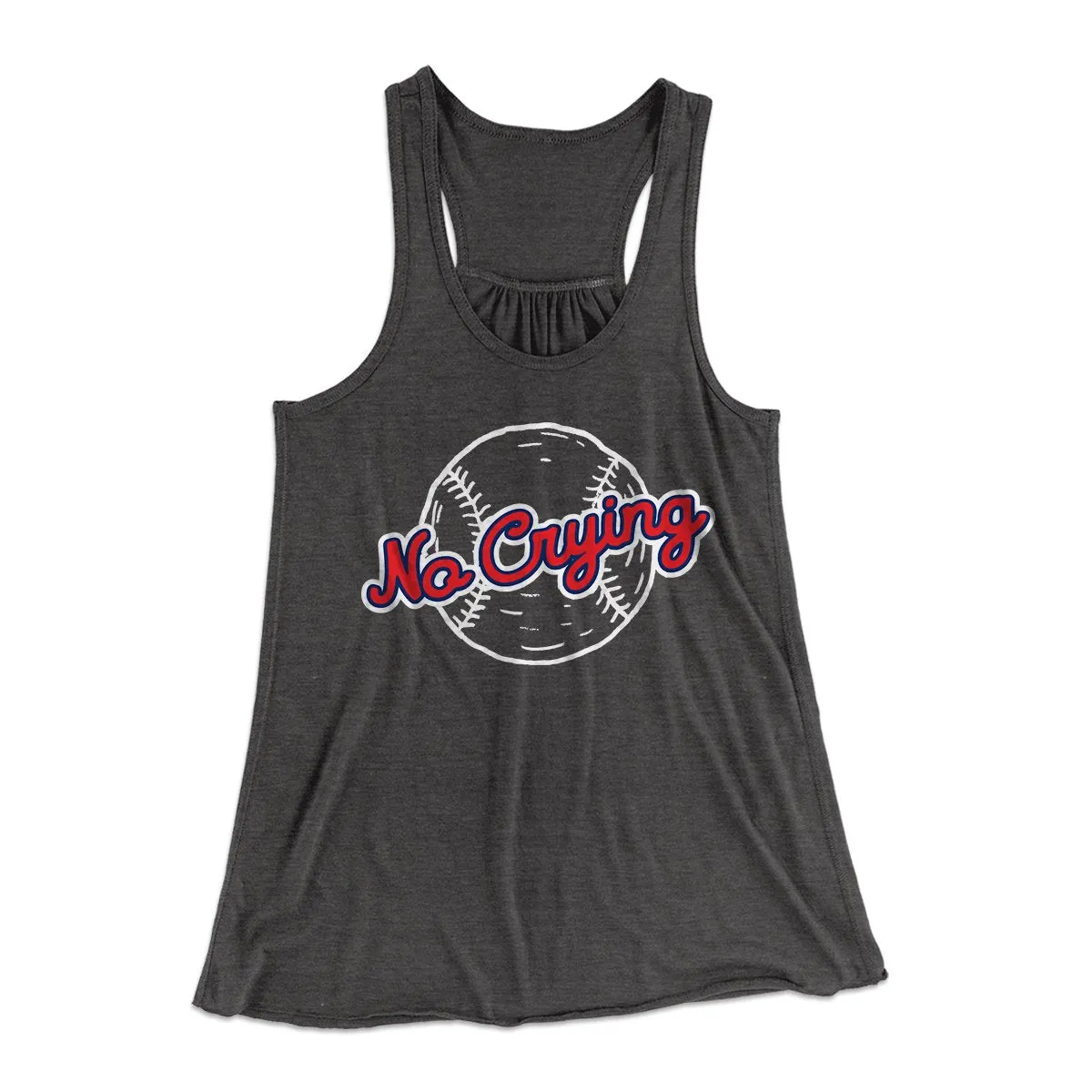 There's No Crying in Baseball Women's Flowey Tank Top