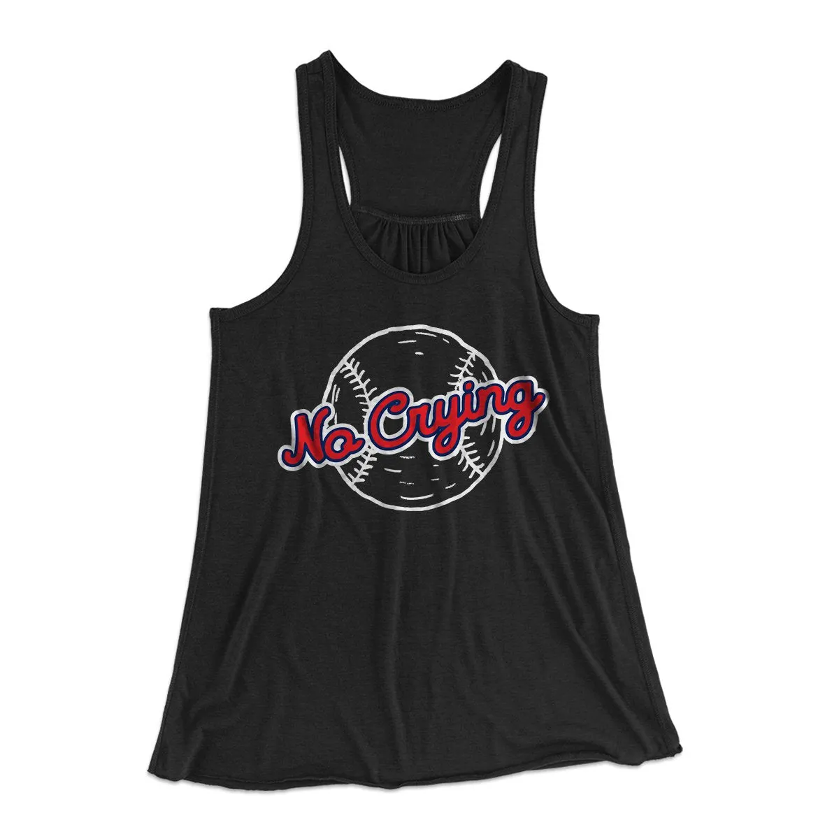 There's No Crying in Baseball Women's Flowey Tank Top