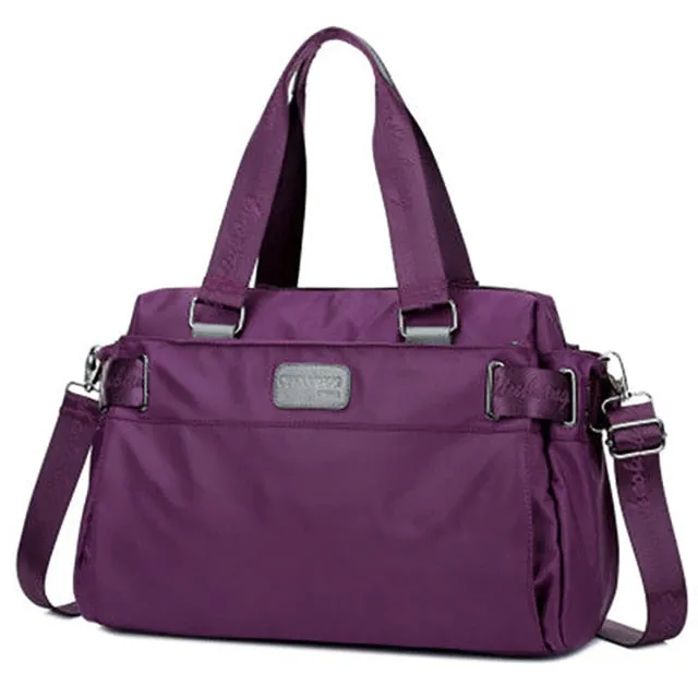 Top Sell Single Shoulder Messenger BagsWaterproof Nylon Soft Washed Bag Zipper Good Quality Solid Color Travel Crossbody Bag