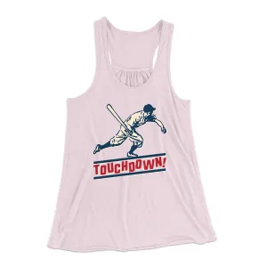 Touchdown! Funny Women's Flowey Tank Top