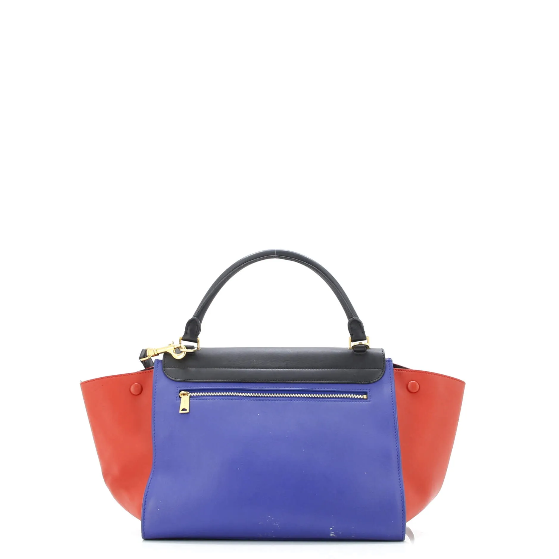 Tricolor Trapeze Bag Leather Medium