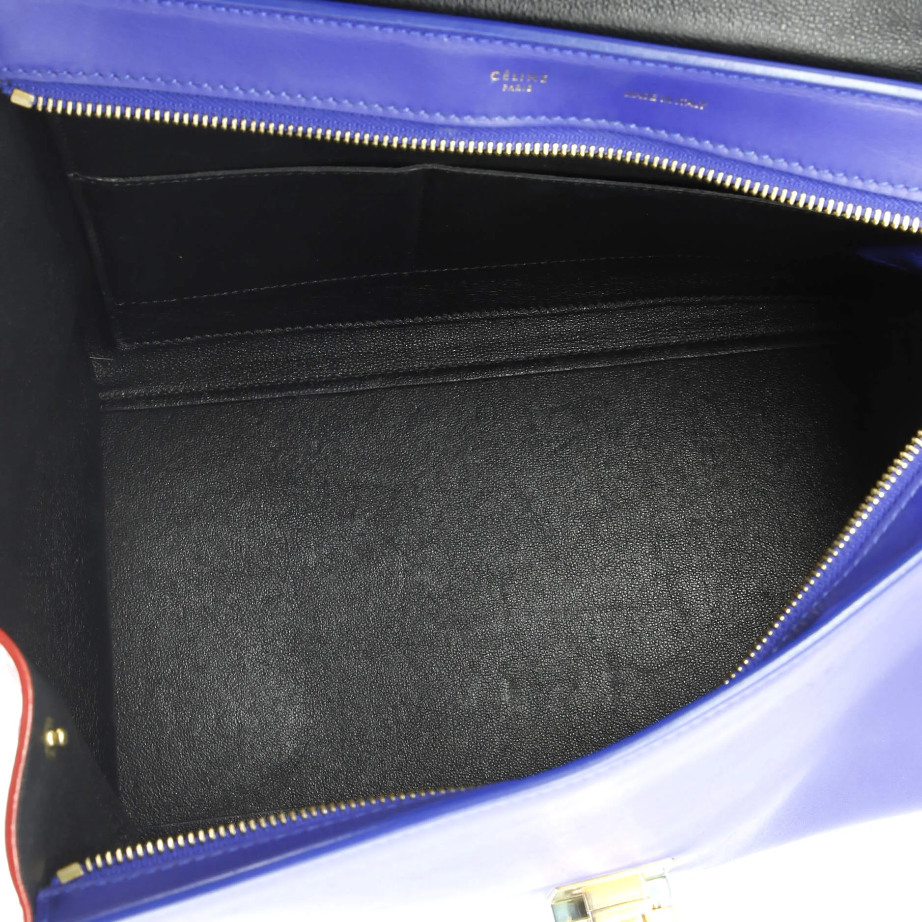 Tricolor Trapeze Bag Leather Medium