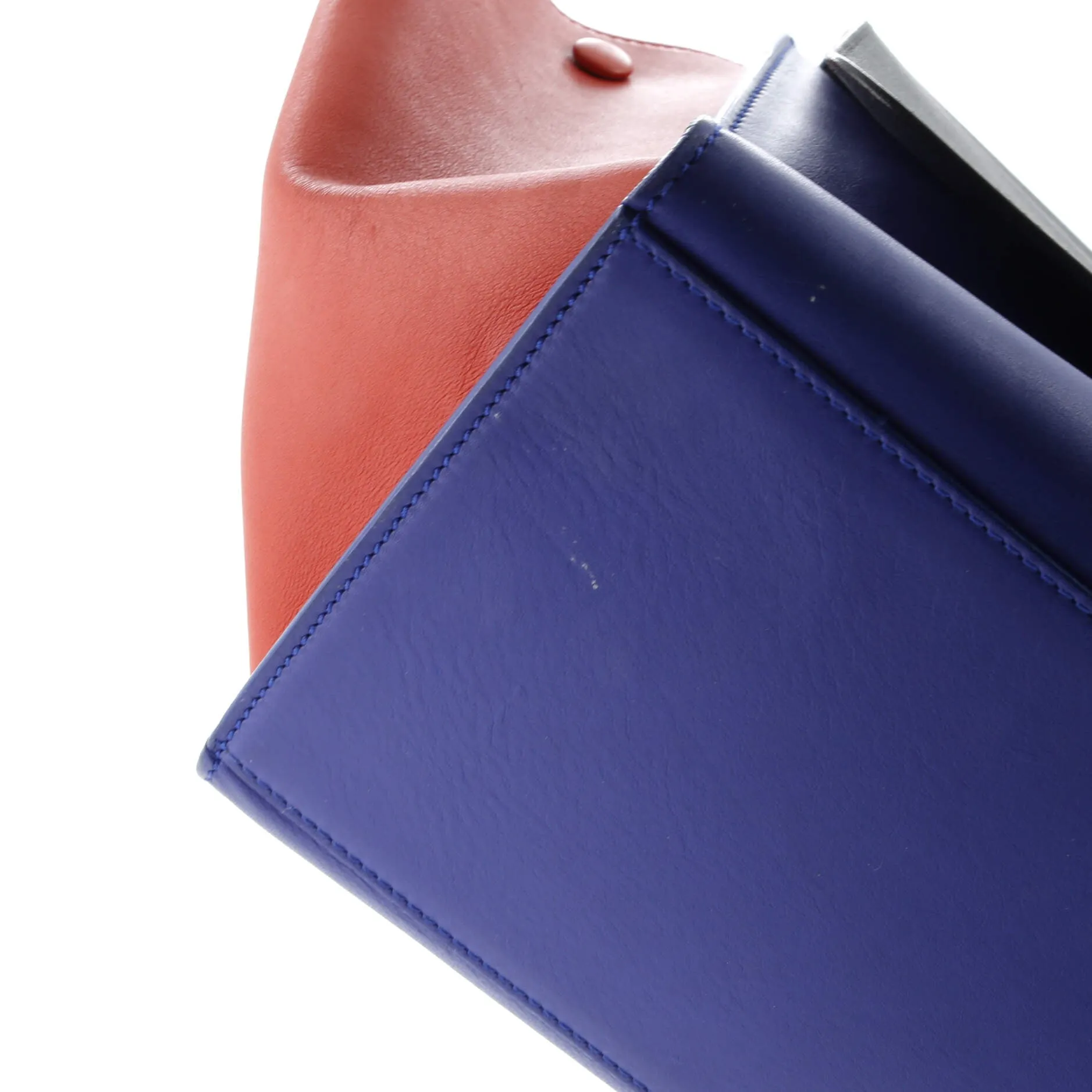Tricolor Trapeze Bag Leather Medium