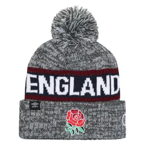 Umbro England Rugby Bobble Beanie Hat
