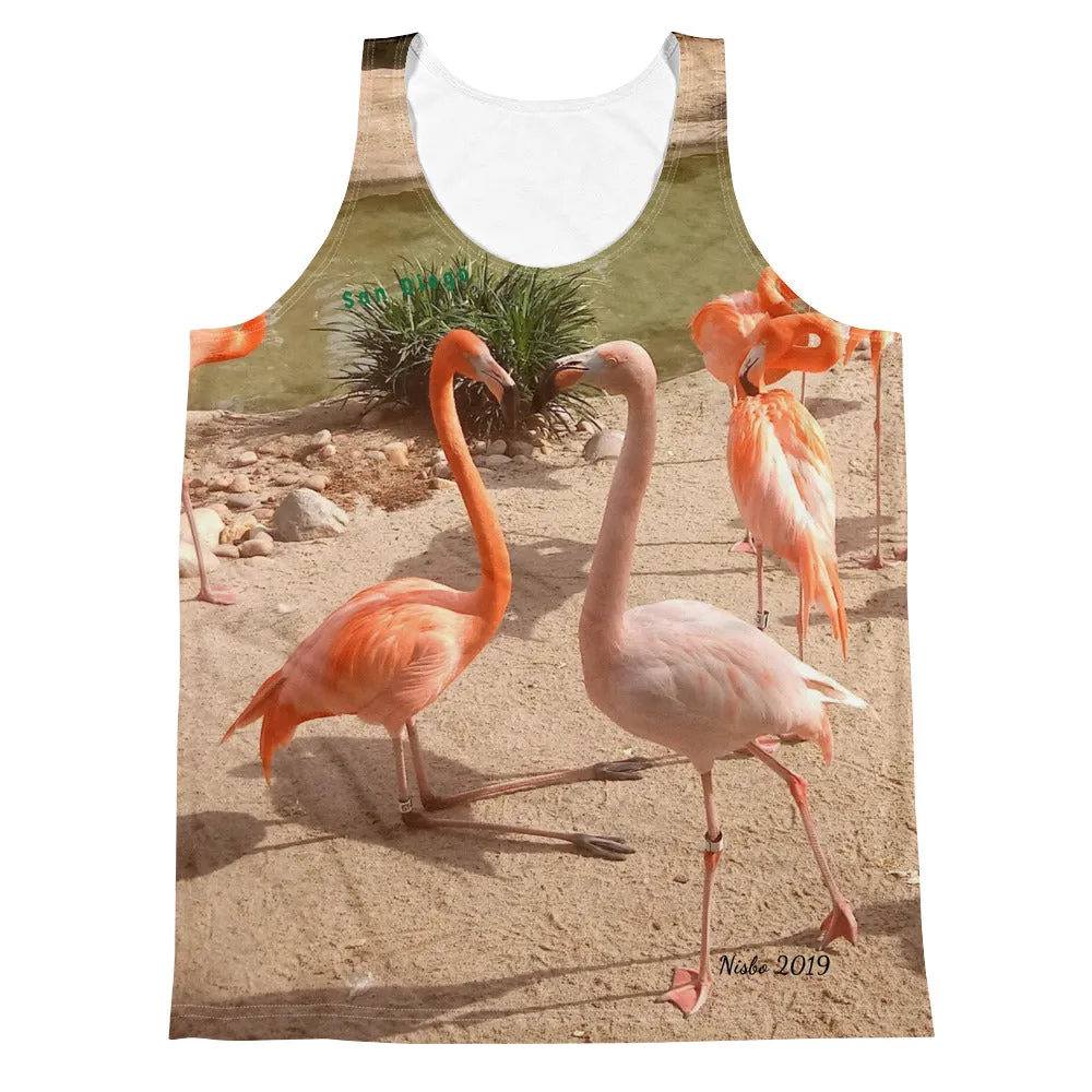 Unisex Tank Top (2-sided) - Flamingo Friends Collection