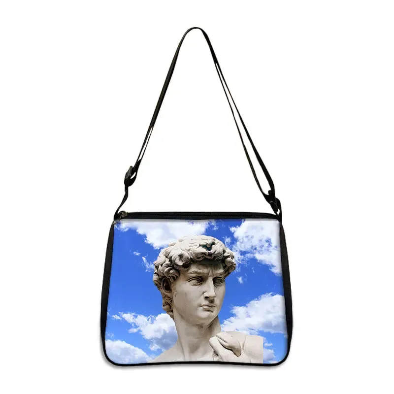 Van Gogh Art Famous Paintings Handbag Women Shoulder Bags Oil Painting Starr Night / Mona Lisa Shopping Bag Canvas Tote Bags