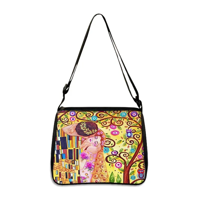 Van Gogh Art Famous Paintings Handbag Women Shoulder Bags Oil Painting Starr Night / Mona Lisa Shopping Bag Canvas Tote Bags