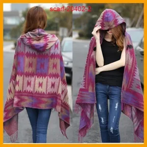 Warm Poncho Scarf Cape