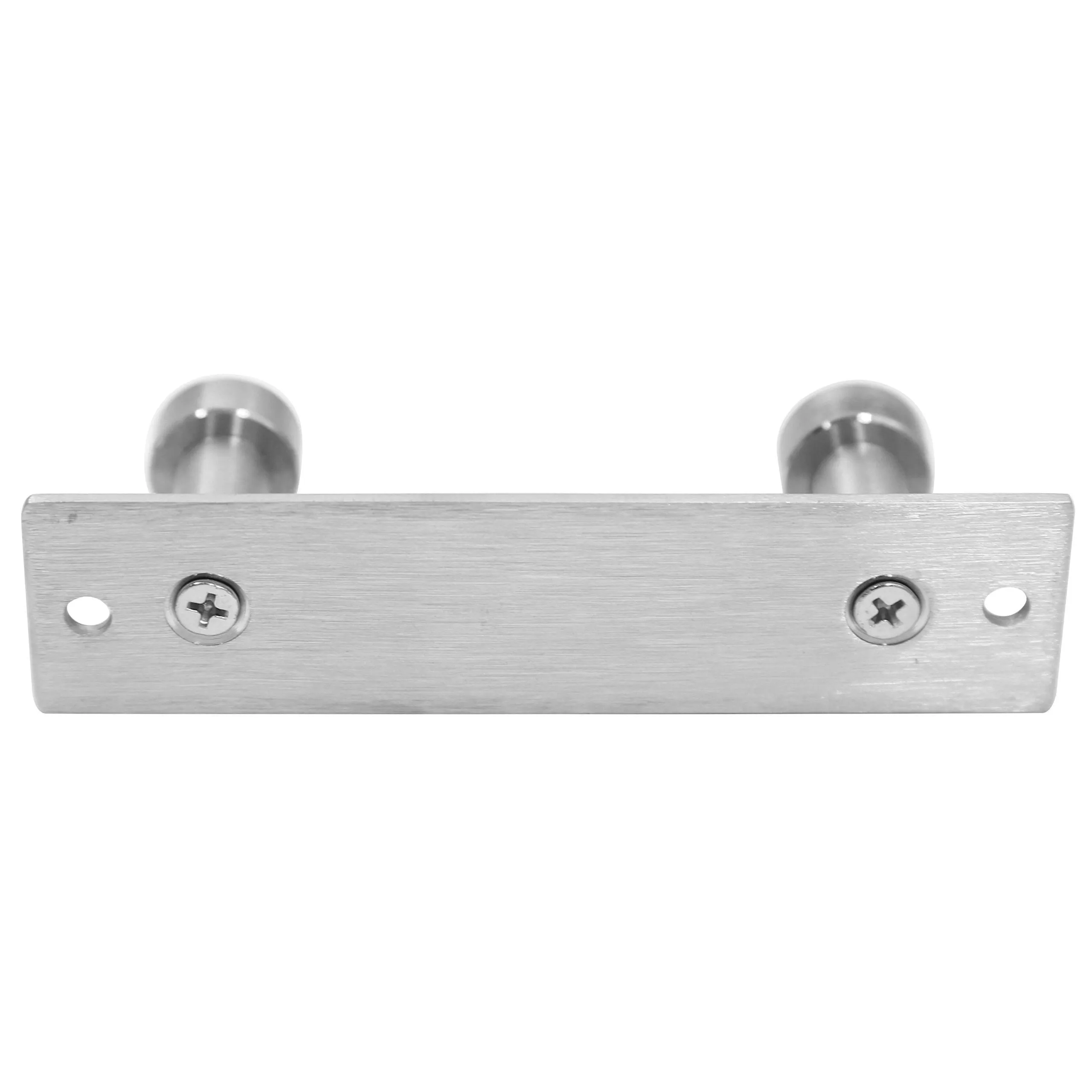 WEBI 2 Set SUS 304 2 Peg Round Clou Robe Bath Kitchen Towel Hat Coat Hook Garment Rack Hanger Rail Holder, Wall Mount Closet Clothing Bathroom Garage Home Organization Storage, Brush finish I-TDG02-2