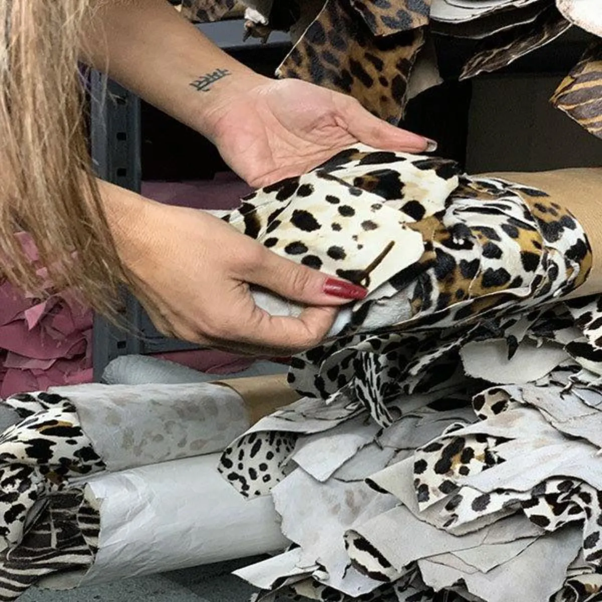 White Leopard Ponyskin