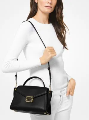 Whitney Medium Leather Satchel