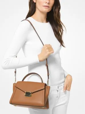 Whitney Medium Leather Satchel