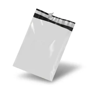 Wholesale 10,000pcs 200mm x 260mm   40mm Poly Mailing Courier Satchels - White