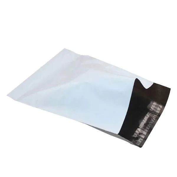 Wholesale 10,000pcs 200mm x 260mm   40mm Poly Mailing Courier Satchels - White