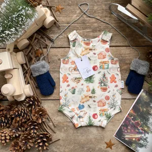 Winter Wonderland Bloomer Romper | Ready To Post