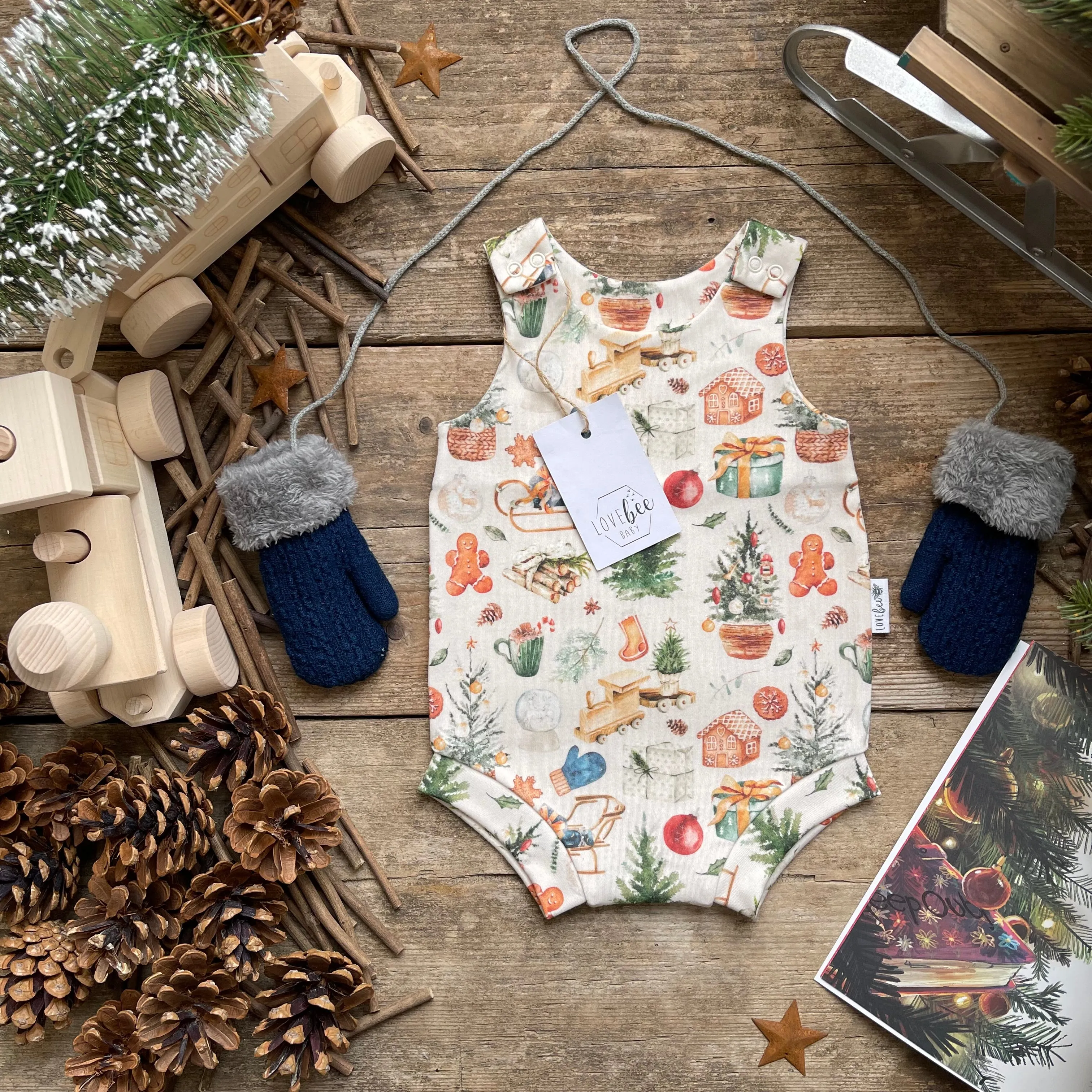 Winter Wonderland Bloomer Romper | Ready To Post