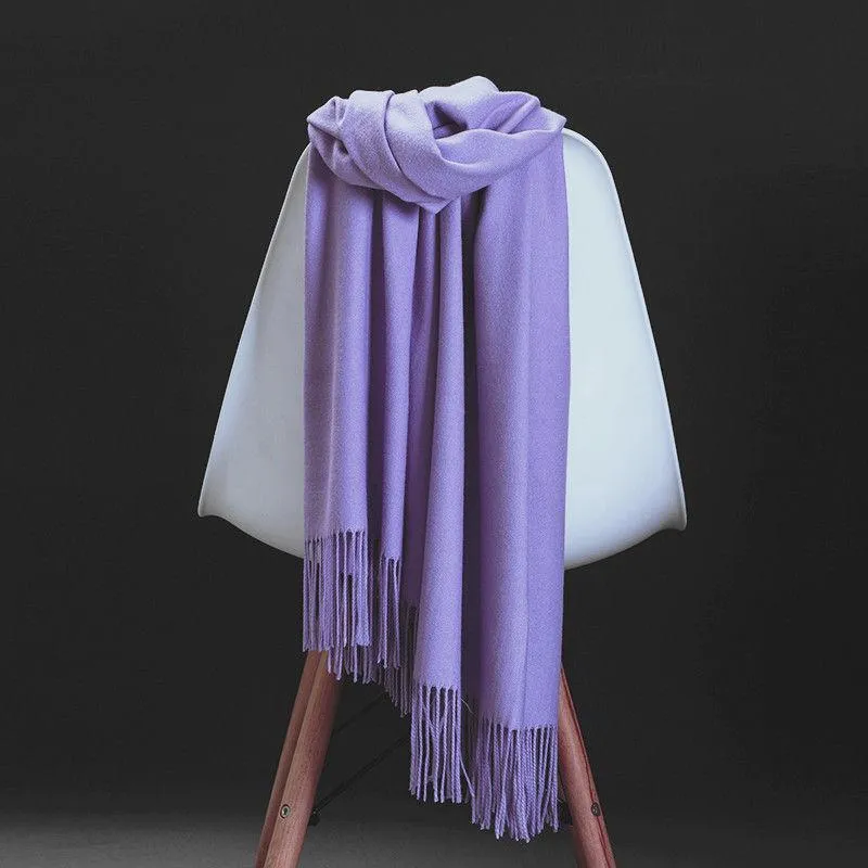 Women Scarf Cashmere Scarves Ladies Shawl Wrap Autumn Winter Pashmina Unisex Female Hijab Headband