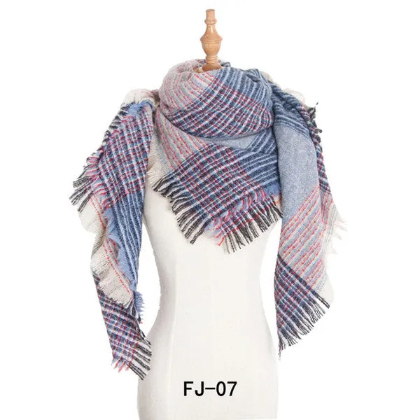 Women Soft Thick Large Oversized Scarf Pashmina Scarf Cape Shawl