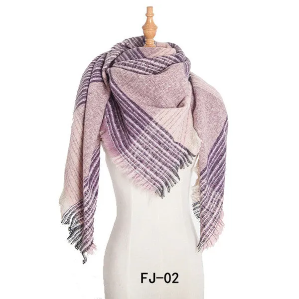 Women Soft Thick Large Oversized Scarf Pashmina Scarf Cape Shawl
