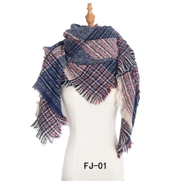 Women Soft Thick Large Oversized Scarf Pashmina Scarf Cape Shawl