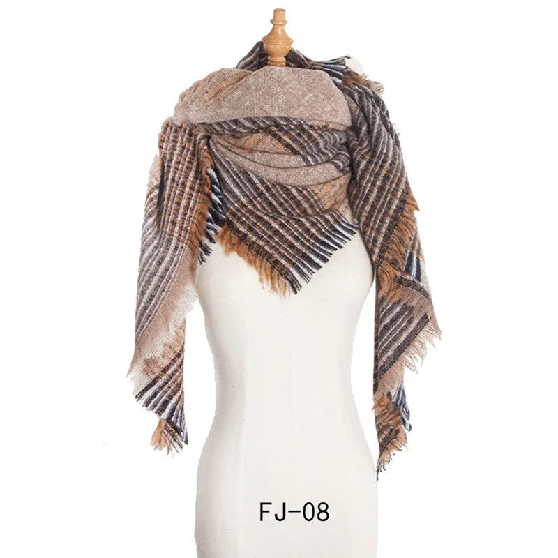 Women Soft Thick Large Oversized Scarf Pashmina Scarf Cape Shawl