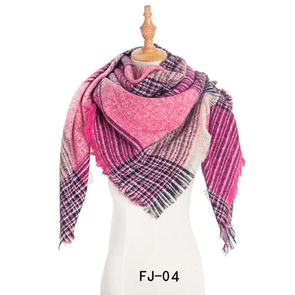 Women Soft Thick Large Oversized Scarf Pashmina Scarf Cape Shawl