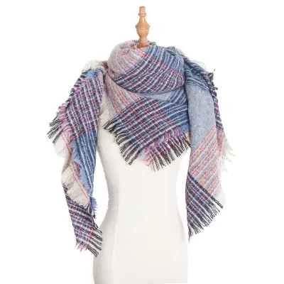 Women Soft Thick Large Oversized Scarf Pashmina Scarf Cape Shawl
