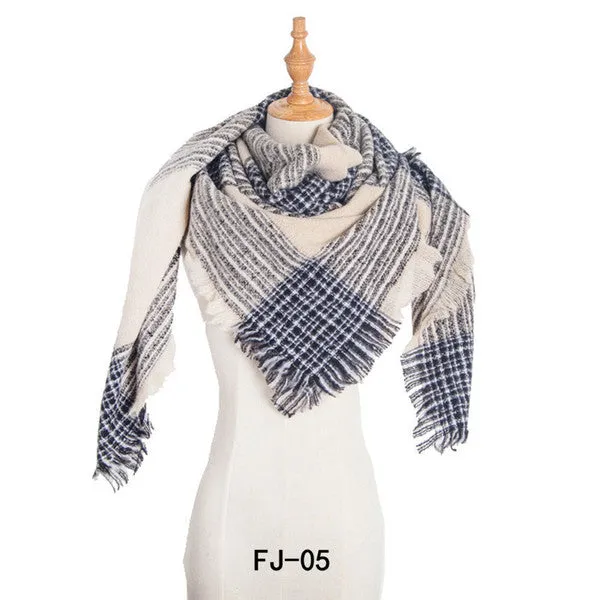Women Soft Thick Large Oversized Scarf Pashmina Scarf Cape Shawl