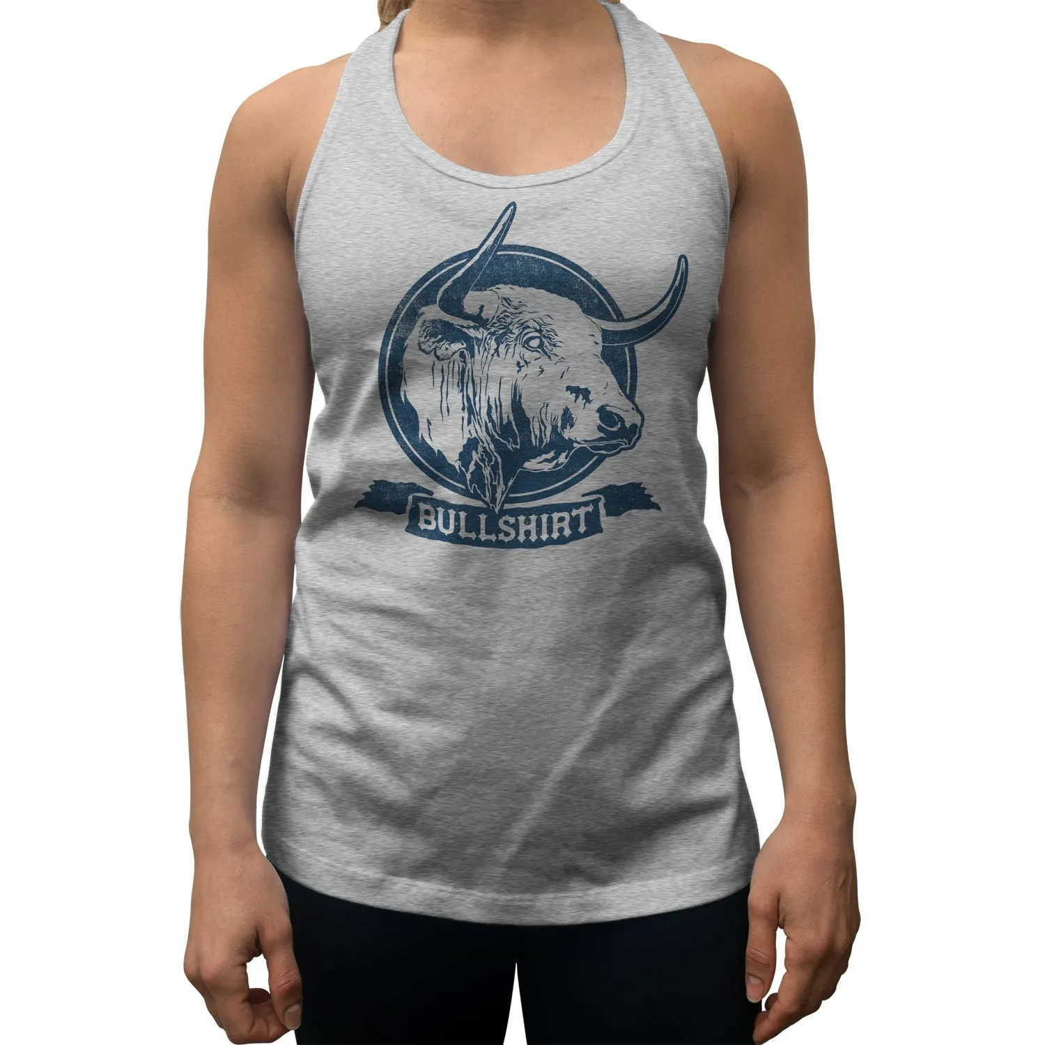 Women's Bull Shirt Racerback Tank Top