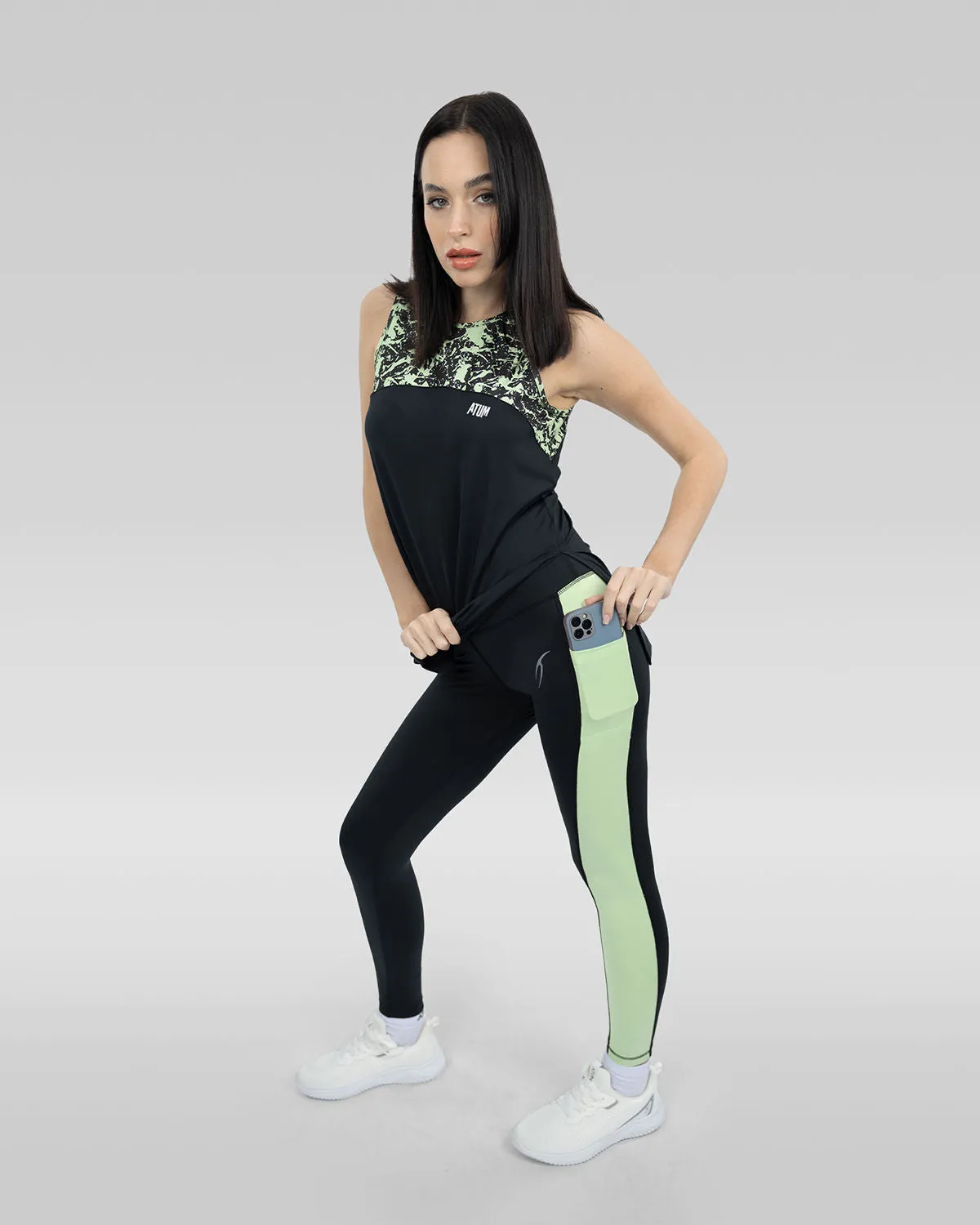 Women's Printed Cut Tank Top