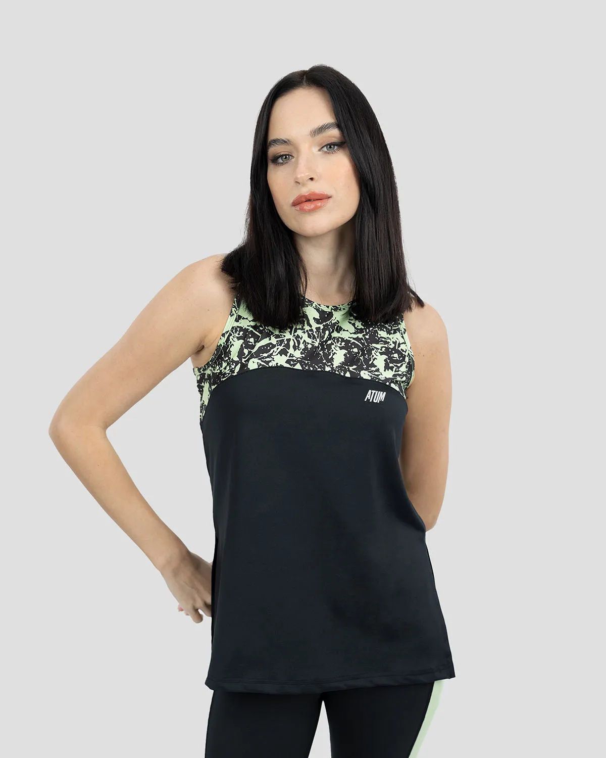 Women's Printed Cut Tank Top