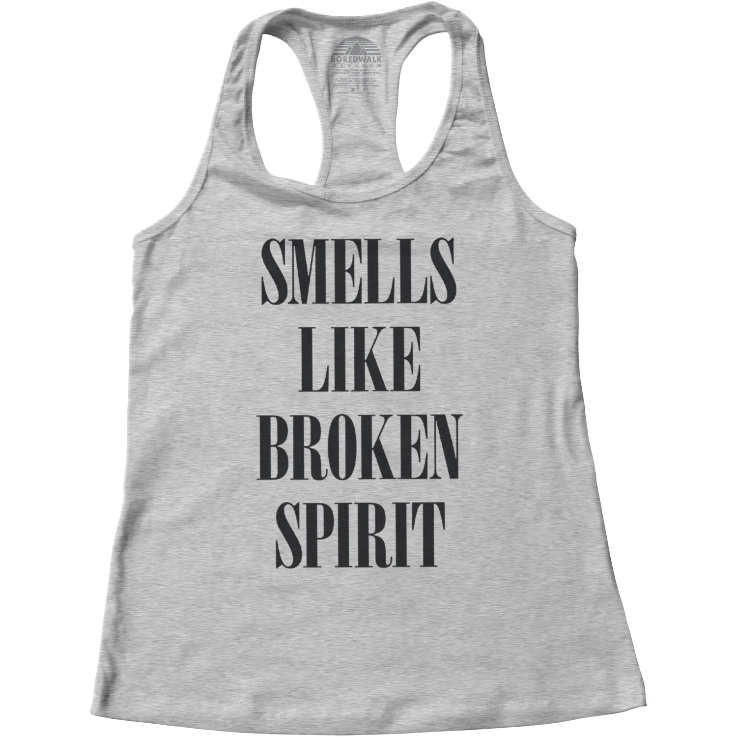 Women's Smells Like Broken Spirit Racerback Tank Top