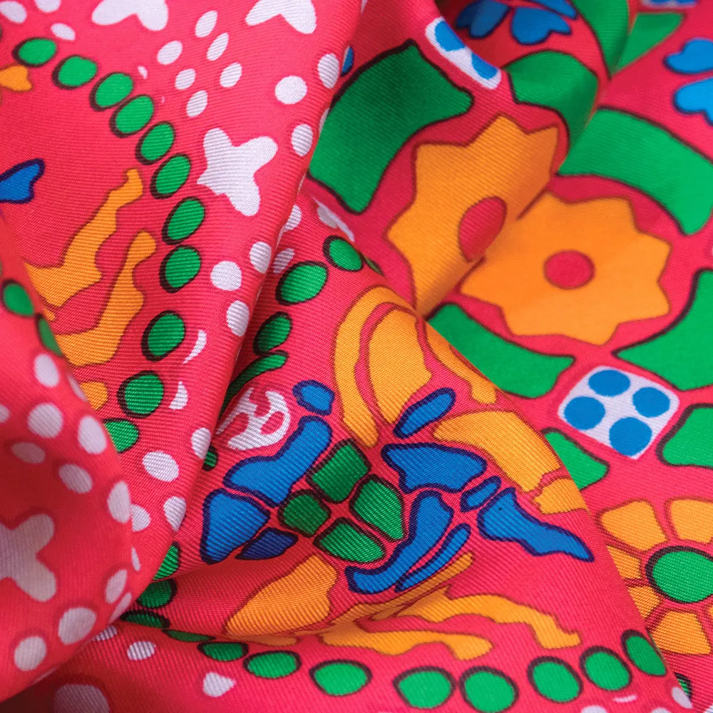 YSL 70s Ethnic-Print Scarf